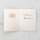 Ons Jubileum Oranje Roos Kaart (Binnen)