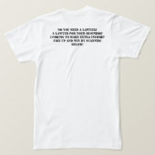 Ons juridisch bedrijfsontwerp t-shirt (Design achterkant)