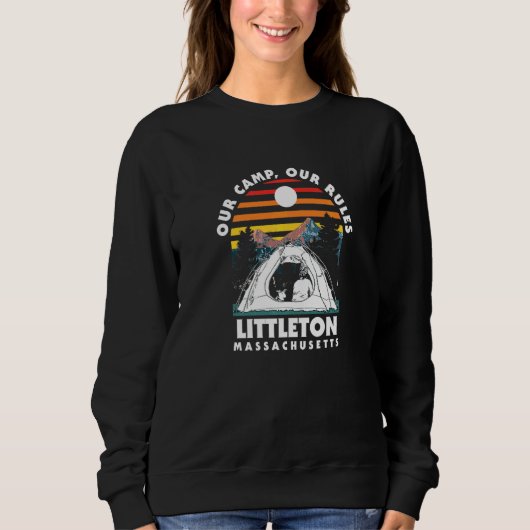 Ons kamp Ons Reglement Littleton Camping Massachus Trui (Voorkant)