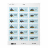 Ons Kasteel Nieuwe Huisadres Etiket (Full Sheet)