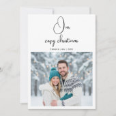 Ons Kerst Couple Kerstkaart (Voorkant)