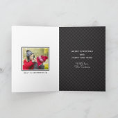 Ons kerstfotocollage zonder jaar kaart (Binnen)