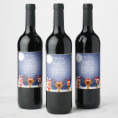 ons kind kan de reden zijn waarom je drink wijn etiket (Flessen)