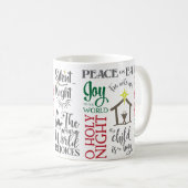 Ons kind wordt geboren met kerst. koffiemok (Voorkant rechts)