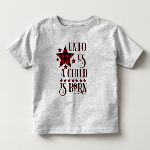 Ons kind wordt met Kerstmis gekleed Kinder Shirts
