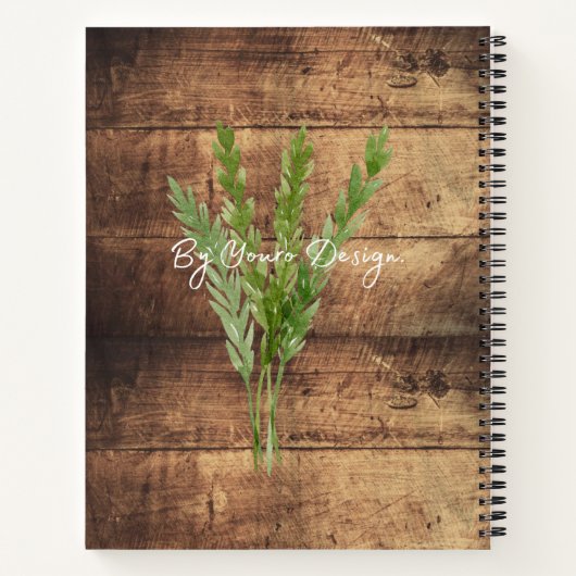 Ons klassieke recept notitieboek (Achterkant)