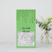 Ons Klein Monster Feestdagenkaart (Staand voorkant)