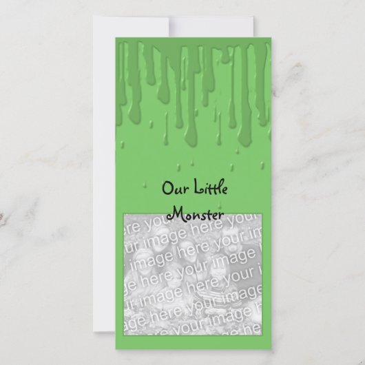 Ons Klein Monster Feestdagenkaart (Voorkant)