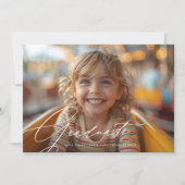 Ons kleine Afstuderen kleuterschool foto Afstudere Aankondiging (Voorkant)