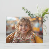 Ons kleine Afstuderen kleuterschool foto Afstudere Aankondiging (Staand voorkant)