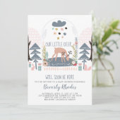 Ons kleine Baby shower Kaart (Staand voorkant)