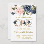 Ons kleine babymeisje maakt een uitnodiging (Voorkant)