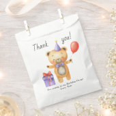 Ons kleine Beer wordt een verjaardag van kinderen Bedankzakje (Geknipt)