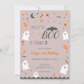 Ons kleine boek draait om, Halloween Verjaardag Kaart (Voorkant)