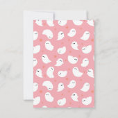 Ons kleine boek Halloween verjaardag Dank u Bedankkaart (Achterkant)