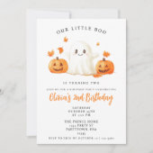 Ons kleine boek wordt twee verjaardagsgeesten kaart (Voorkant)