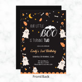 Ons kleine boekje is elk jaar Halloween jarig Kaart