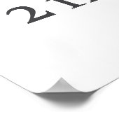 Ons kleine boekje wordt 2 welkomstfeest poster (Hoek)