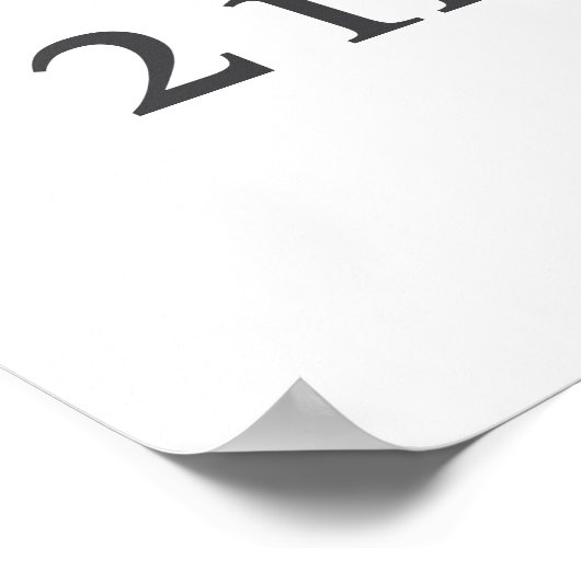 Ons kleine boekje wordt 2 welkomstfeest poster (Hoek)