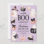 Ons kleine Boo Halloween 2e verjaardagsfeest Kaart (Voorkant)