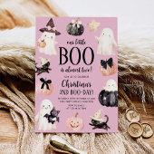 Ons kleine Boo Halloween 2e verjaardagsfeest Kaart