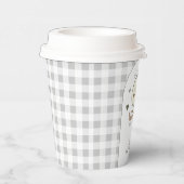 Ons kleine Dumpling Genderneutraal Baby shower Papieren Bekers (Rechts)