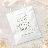 Ons kleine, groene liervecolfBaby shower Bedankzakje (Geknipt)