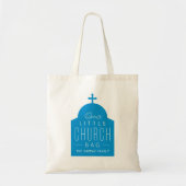 Ons kleine kerkzakje schattige blauwe orthodoxe do tote bag (Voorkant)