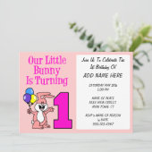 Ons kleine konijntje draait er één om kaart (Staand voorkant)