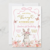 Ons kleine konijntje is één uitnodiging aan het dr (Voorkant)