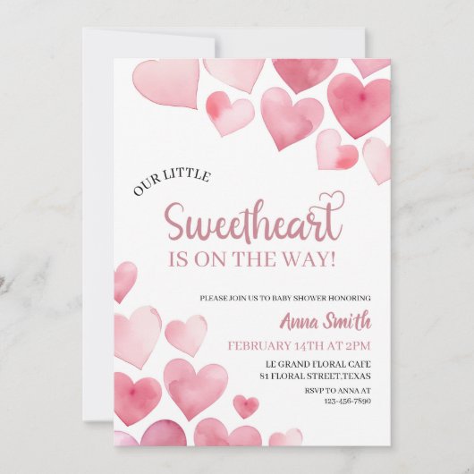 Ons kleine liefje Baby shower Kaart (Voorkant)