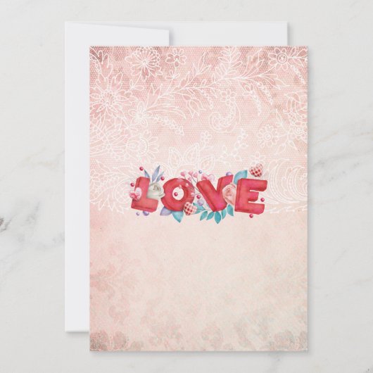 Ons kleine liefje is onderweg naar het baby shower kaart (Achterkant)