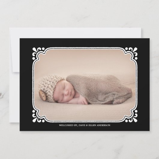 Ons kleine Man | Aankondiging van geboorte door Ru (Achterkant)