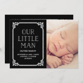 Ons kleine Man | Aankondiging van geboorte door Ru (Voorkant / Achterkant)