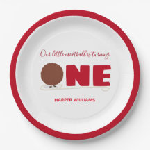 Ons kleine meatball die een eerste verjaardag draa