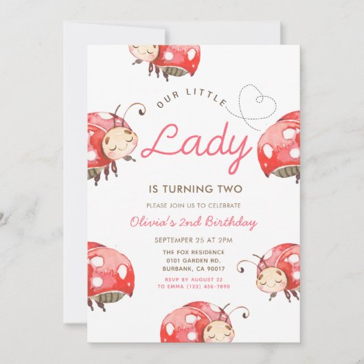 Ons kleine meisje met een meisje met een kinderfee kaart (Voorkant)