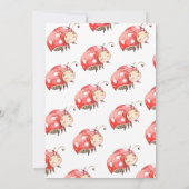 Ons kleine meisje met een meisje met een kinderfee kaart (Achterkant)