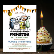 Ons kleine monster 1e verjaardagsfeest