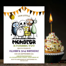 Ons kleine monster 2e verjaardagsfeest