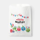 Ons kleine monster | Foto Verjaardagsfeest Bedankzakje (Voorkant)