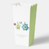 Ons kleine monster | Kleurrijke drie monsters Bedankdoosjes (Voorkant)