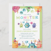 Ons kleine monster | Kleurrijke drie monsters Kaart (Voorkant)