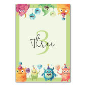 Ons kleine monster | Kleurrijke drie monsters Kaart (Voorkant)