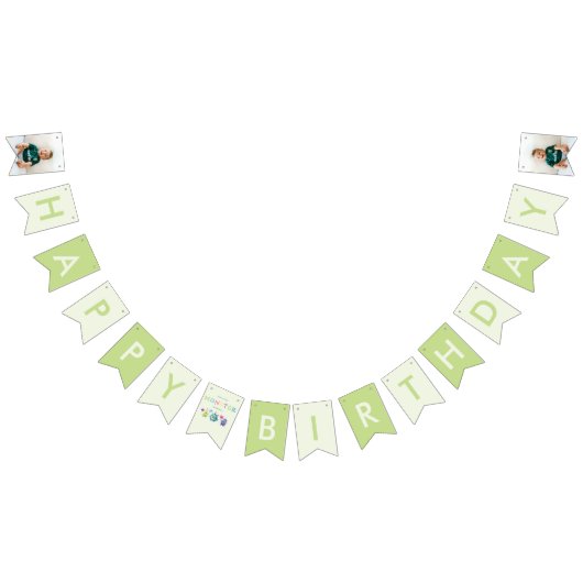 Ons kleine monster | Kleurrijke drie monsters Vlaggetjes (Alle)