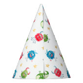 Ons kleine monster verjaardagsfeestje feesthoedjes (Achterkant)