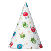 Ons kleine monster verjaardagsfeestje feesthoedjes (Links)