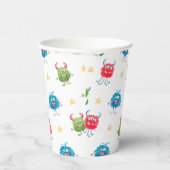 Ons kleine monster verjaardagsfeestje papieren bekers (Rechts)