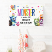 Ons kleine monster verjaardagsfeestje spandoek (Insitu)