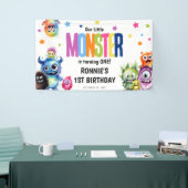 Ons kleine monster verjaardagsfeestje spandoek (Beurs)