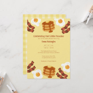 Ons Kleine Pannenkoek Ontbijt Brunch Thema Kaart